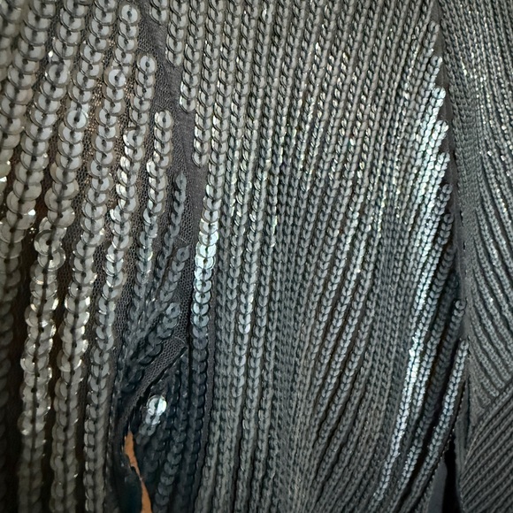 Express Blue Long Sleeve Bodycon Dress - Picture 6 of 12